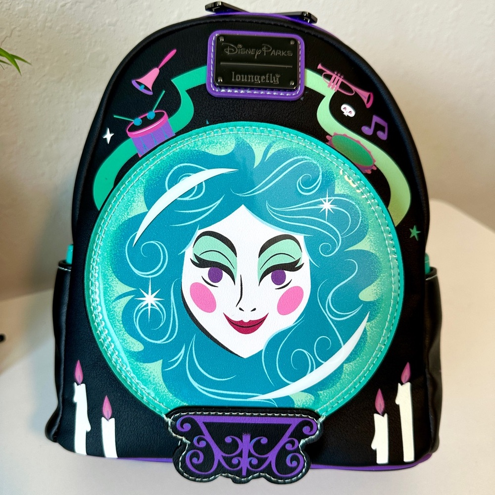 Disney Haunted Mansion Madam Leota Loungefly Backpack NWT